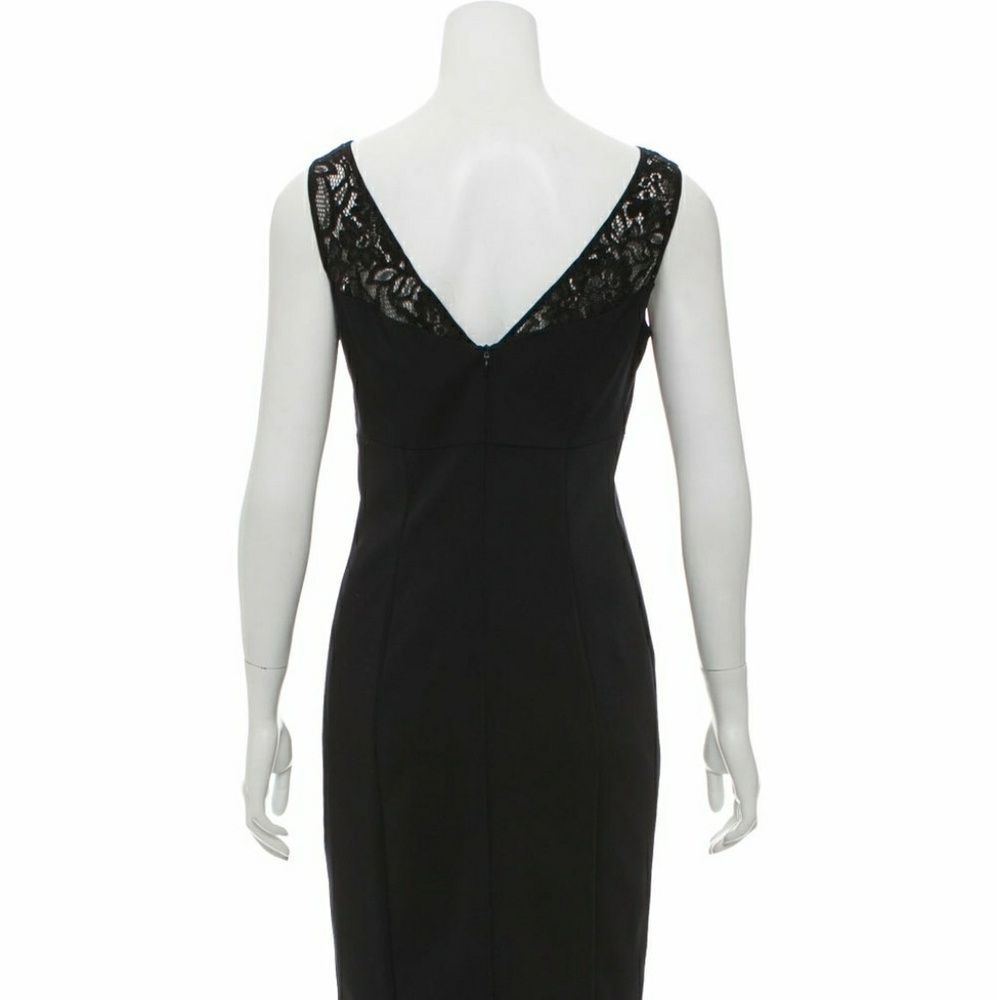 Flavio Castellani Sleeveless Lace Trim Dress - Picture 3 of 3